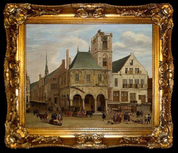 framed  Jacob van der Ulft The old town hall, ta009-2